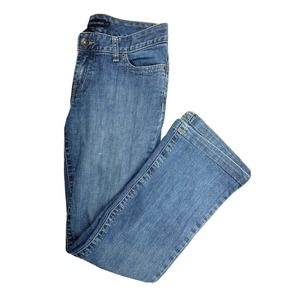 Calvin Klein Women's Lean Bootcut Jeans Dark Wash Size 4 X 30